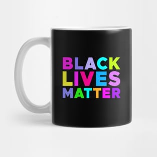 Black Lives Matter Neon Design Mug